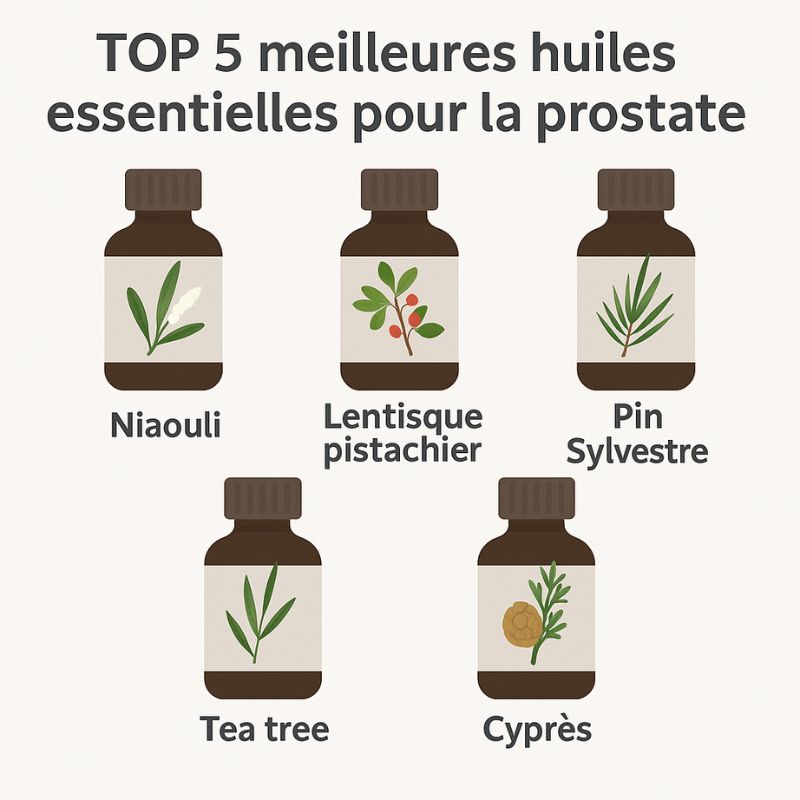 Quelles sont les meilleures huiles essentielles pour soigner la prostate ?
