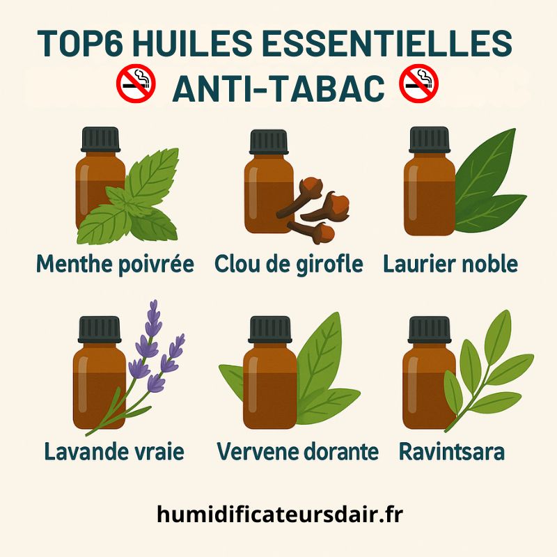Quelles huiles essentielles pour arrêter le tabac ?