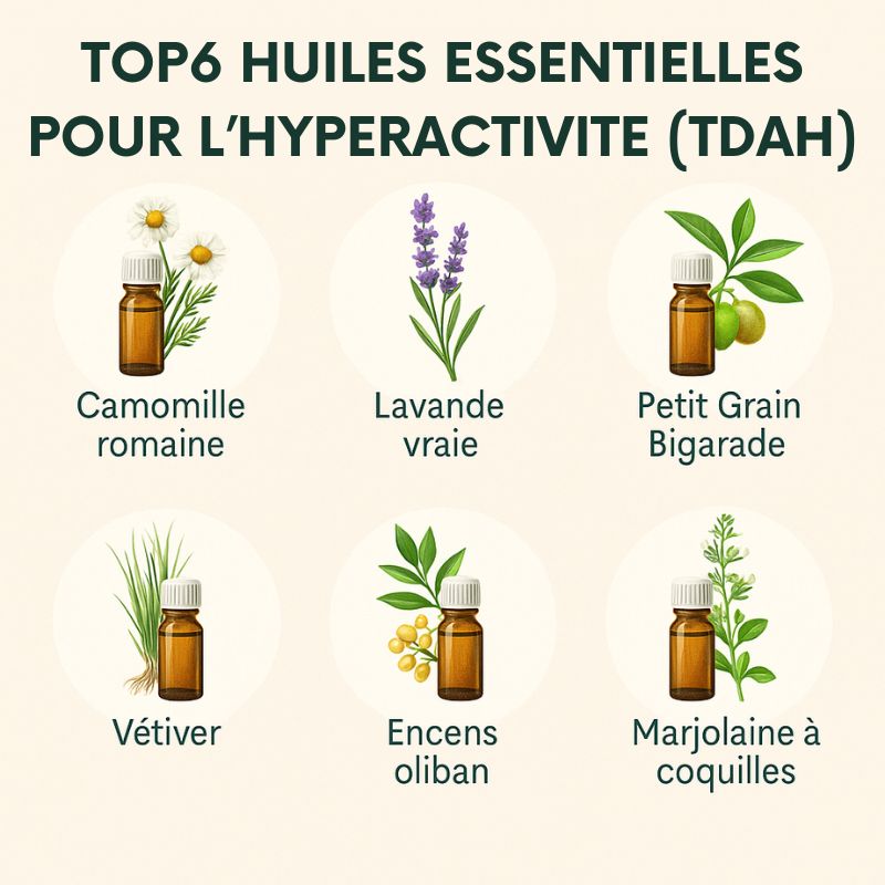 Quelles huiles essentielles pour lutter contre l'hyperactivité (TDAH) ?