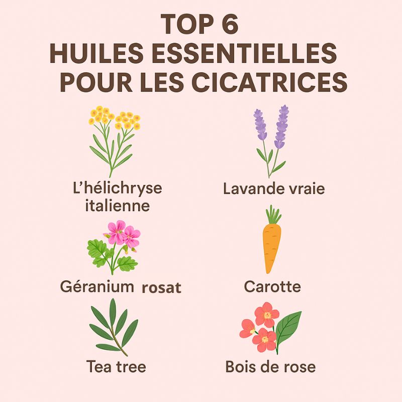 Quelles huiles essentielles pour enlever les cicatrices ?