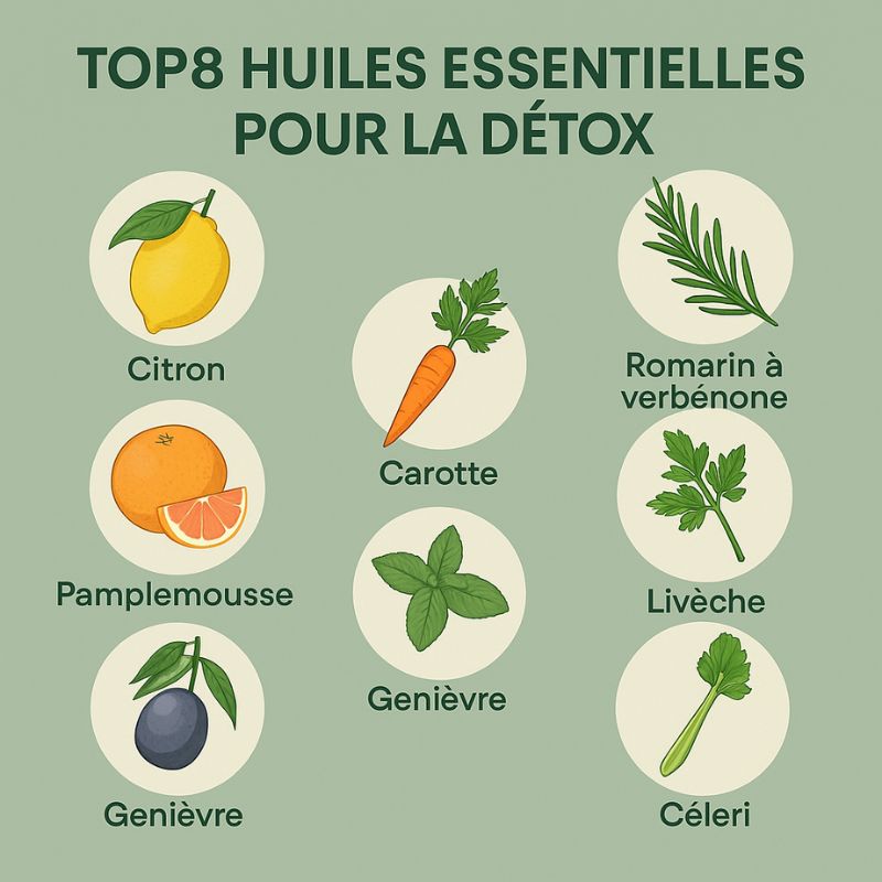 Quelles huiles essentielles pour la détox ?