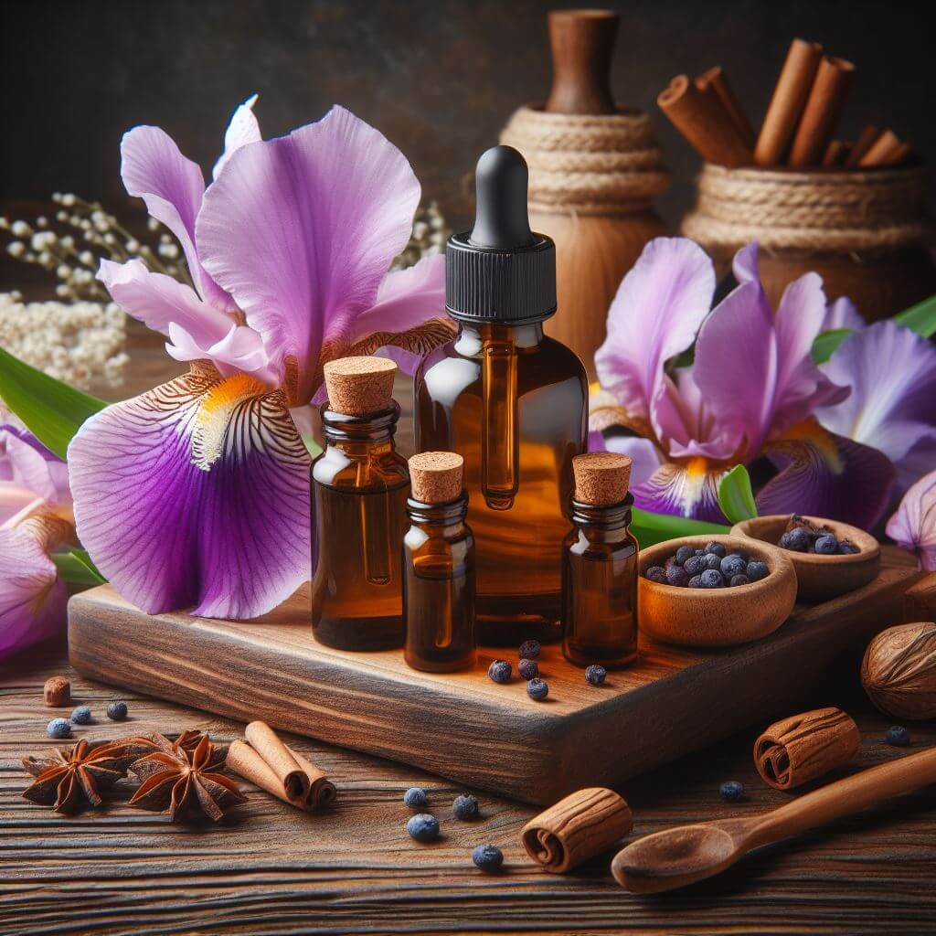 Huile essentielle d'iris: bienfaits et utilisations