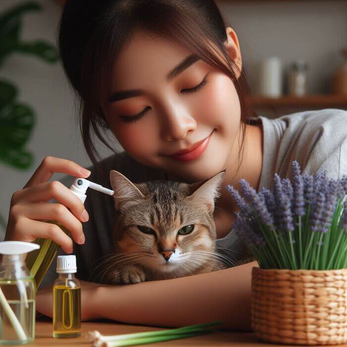 Quelle huile essentielle anti-puces pour chat et comment l'utiliser ?
