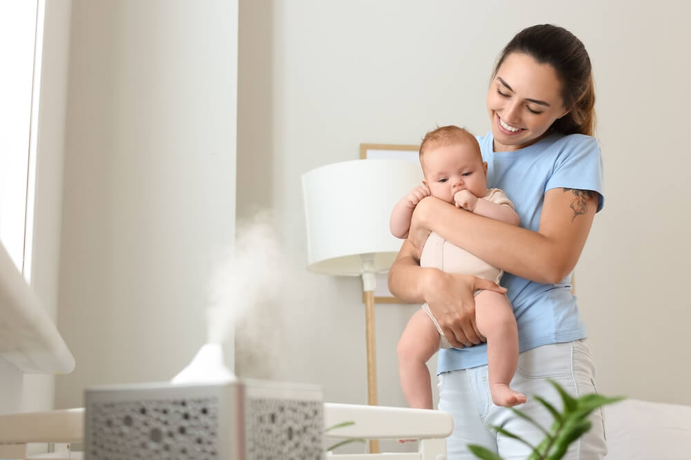 Les humidificateurs d'air bébé: risques et précautions d'utilisation