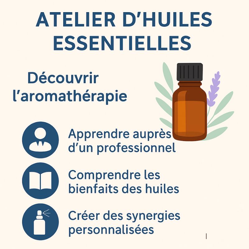 Liste des atelier d'huiles essentielles en France: découverte et initiation à l'aromathérapie