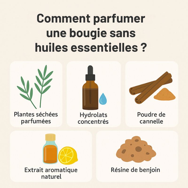 Comment parfumer une bougie sans huiles essentielles ?