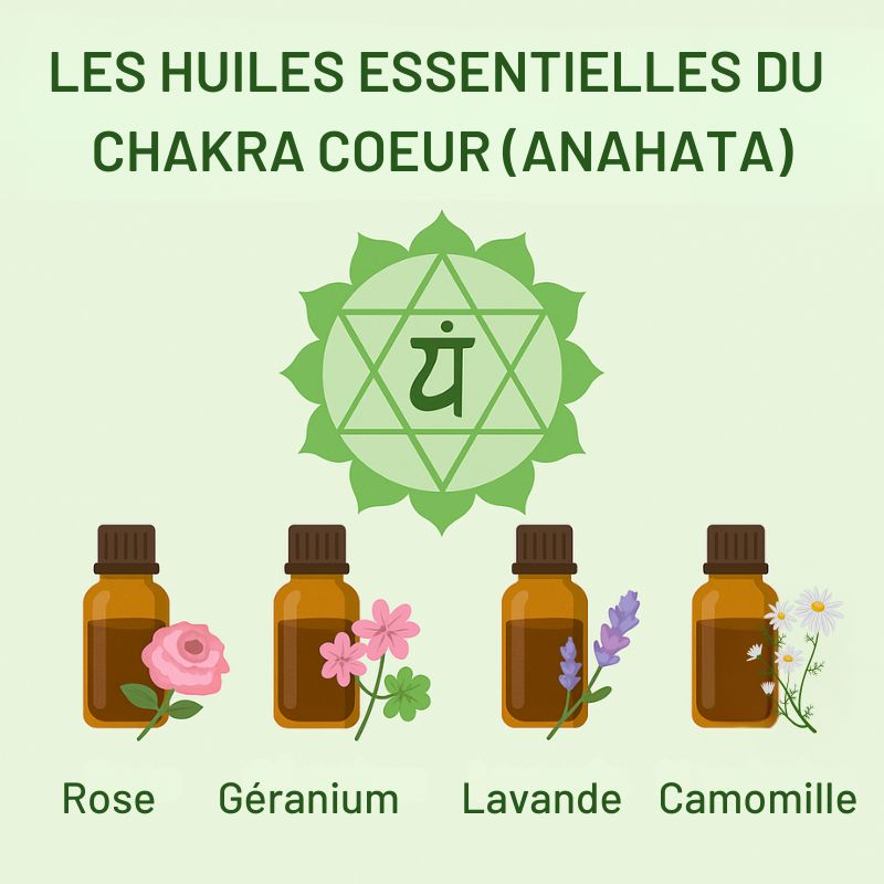 Chakra du cœur : quelles huiles essentielles pour débloquer le 4e chakra ?