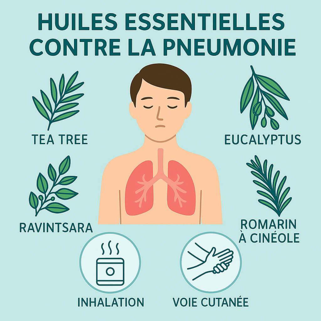 Pneumonie et huiles essentielles: quel traitement naturel pour l'infection respiratoire ?
