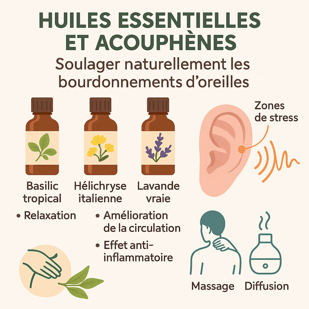 Huiles essentielles pour acouphènes: remède miracle pour soulager les sifflements auditifs ?