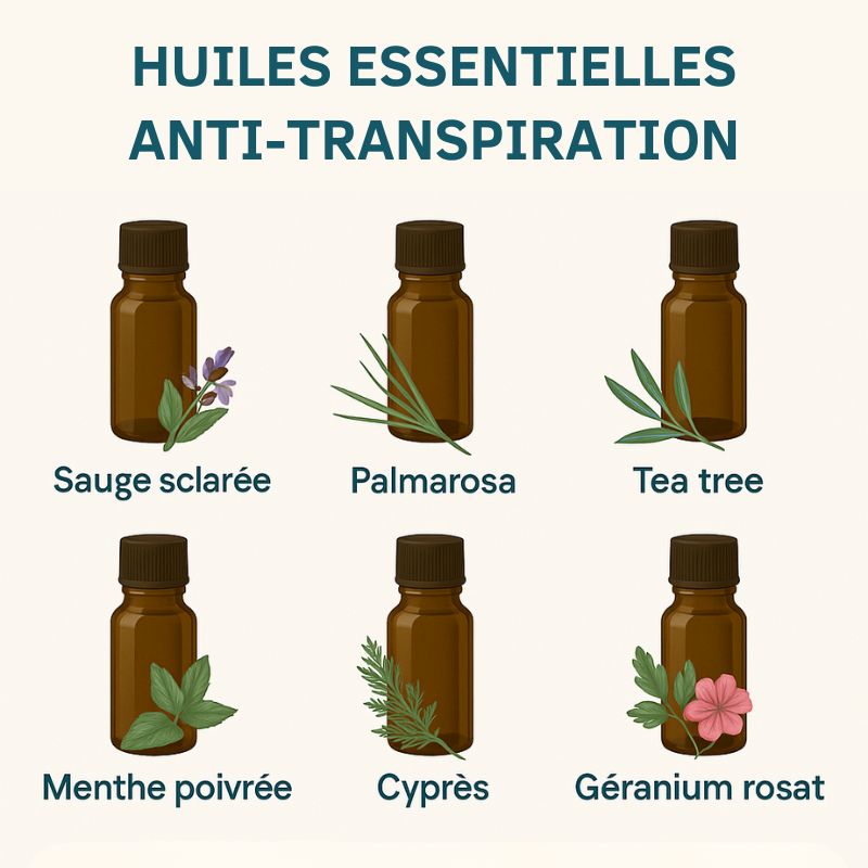 Huiles essentielles anti-transpiration: comment lutter contre l'hyperhidrose naturellement ?