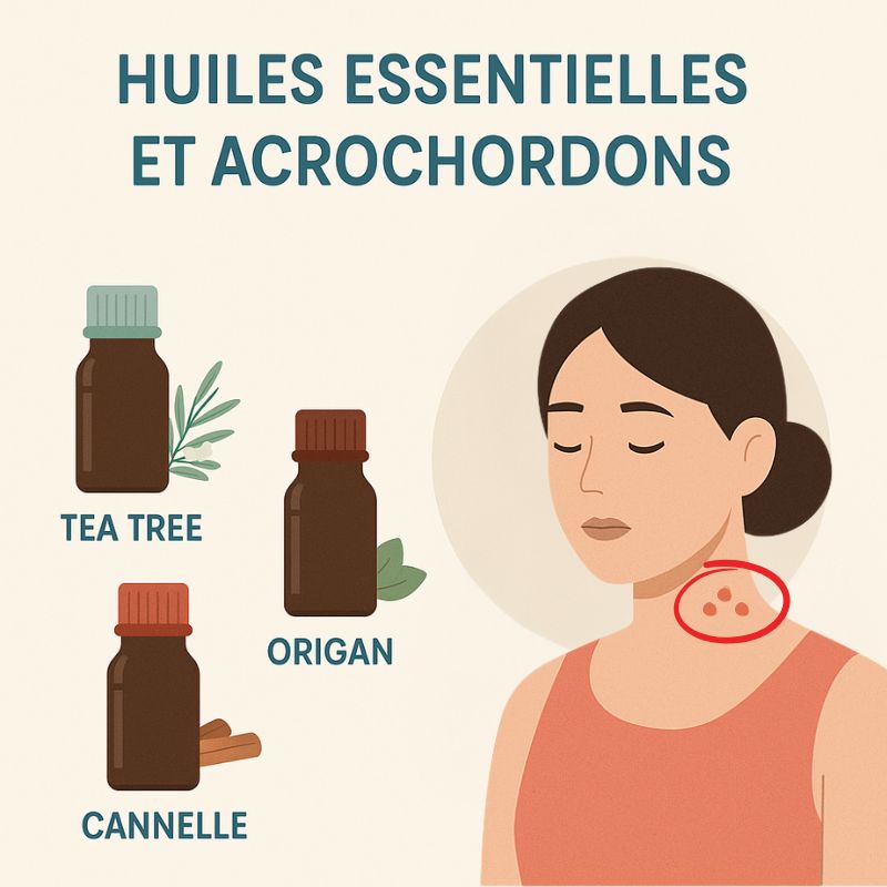 Huiles essentielles et acrochordons: le tea tree pour venir à bout des boules de chair naturellement ?