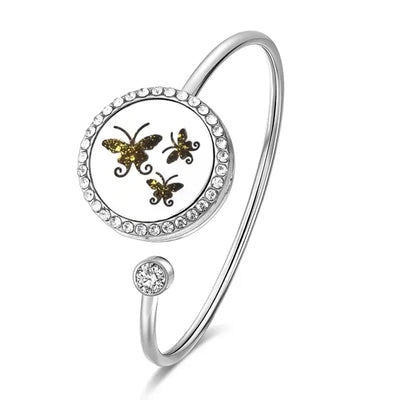 Bracelet jonc diffuseur huiles essentielles - Arbre de vie