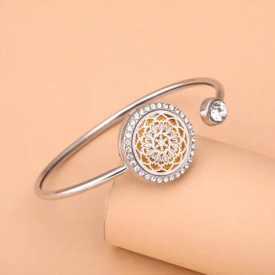 Bracelet jonc diffuseur huiles essentielles - Arbre de vie