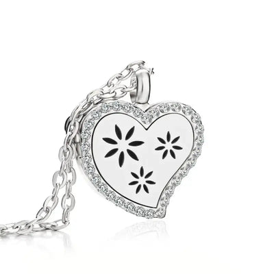 Collier coeur diffuseur d’huiles essentielles - Arbre de vie