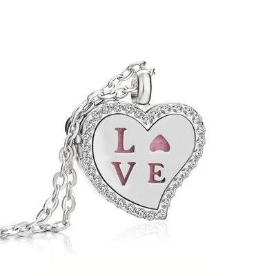 Collier coeur diffuseur d’huiles essentielles - Arbre de vie