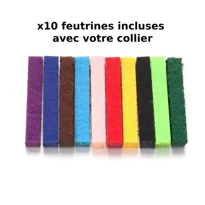 Collier diffuseur d’huiles essentielles