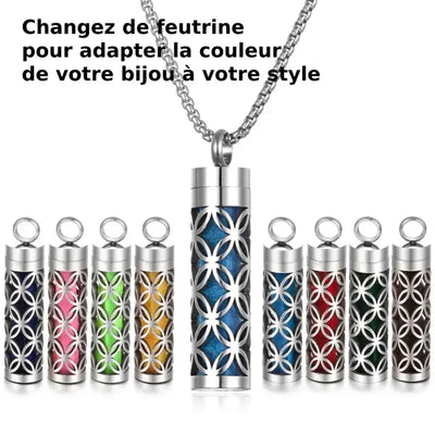 Collier diffuseur d’huiles essentielles