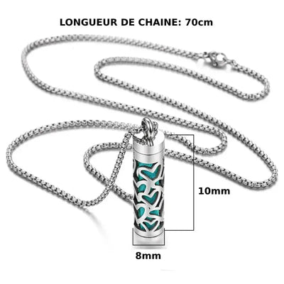 Collier diffuseur d’huiles essentielles