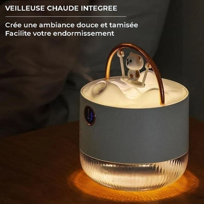 Humidificateur d’air 2en1 indicateur de charge - HYDRY