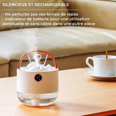 Humidificateur d’air 2en1 indicateur de charge - HYDRY