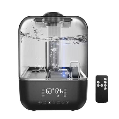 Humidificateur d’air 5L thermomètre hygromètre écran LED -