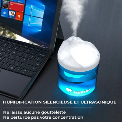 Humidificateur d’air design iceberg - HYGROZA