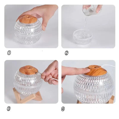 Humidificateur d’air diffuseur HE boule de cristal - IREO