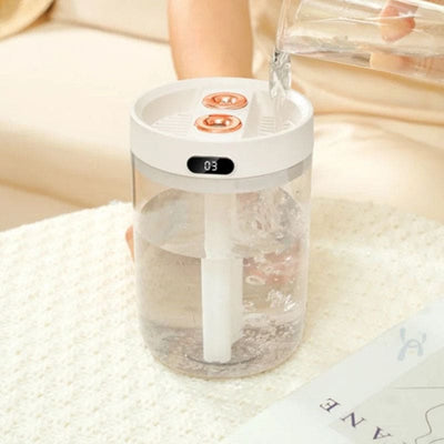 Humidificateur d’air double buse 1.5L - TIDIO
