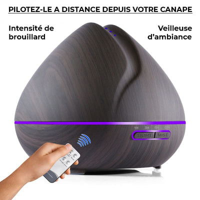 Humidificateur d’air finition bois - GRANY