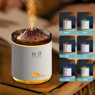 Humidificateur d’air silencieux effet volcanique - BRUMIX