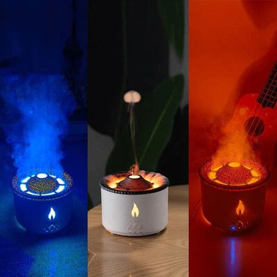 humidificateur-diffuseur-huiles-essentielles-par-brumisation / humidificateur diffuseur huiles essentielles flamme volcanique