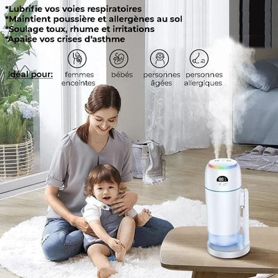 Humidificateur purificateur d’air inclinable - AQUA