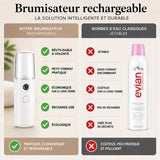 infographie-avantages-brumisateur-rechargeable-vs-brumisateur-jetable-evian