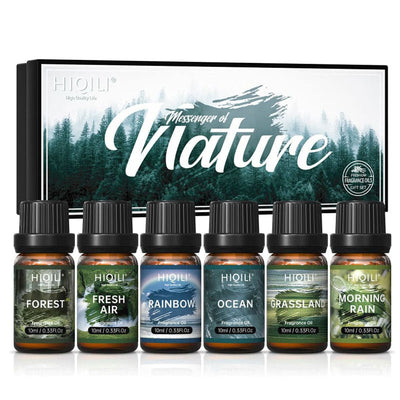 Coffret huiles essentielles - Nature sauvage 6x10ml / coffret cadeau huiles essentielles indispensables / huile essentielle de cèdre