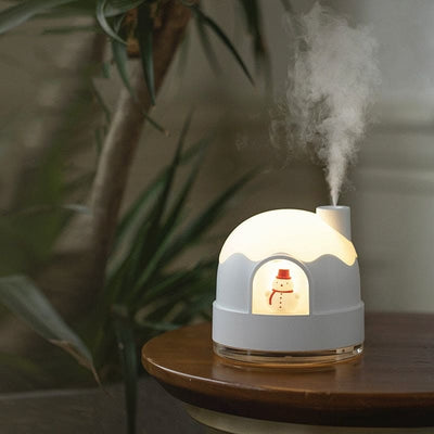 Humidificateur 2en1 design Noël rechargeable - IGLOO