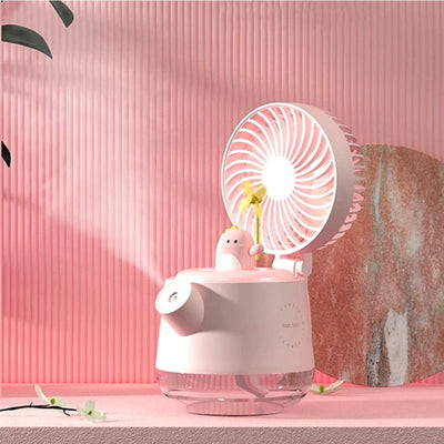 Humidificateur bébé 4en1 rechargeable avec veilleuse - ECCO