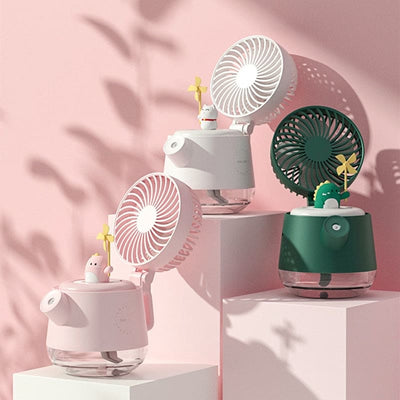 Humidificateur bébé 4en1 rechargeable avec veilleuse - ECCO