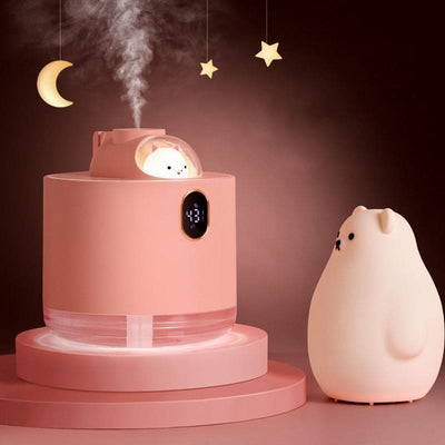 Humidificateur bébé veilleuse douce rechargeable - IQUO
