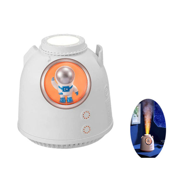 Humidificateur d'air bébé Chambre Ultrasonique Silencieux avec 7 Couleurs  de Lumière 12 Hd'arrêt Automatique, 300 ml USB Blanc