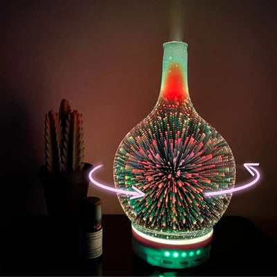 Humidificateur d’air design feu d’artifice - LOONY / humidificateur d'air 2en1