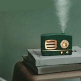 Humidificateur d’air design radio rétro rechargeable - SISKO / humidificateur d'air pour chambre au look vintage