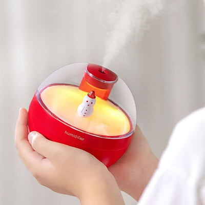 Humidificateur d’air design sphérique et ludique - PRIMO / Humidificateur d’air 3en1 en forme de boule de neige