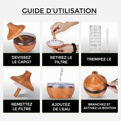 Humidificateur d’air huiles essentielles - VOLCANO