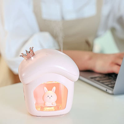 Humidificateur d’air maisonette veilleuse bébé - SANA / humidificateur d'air 2en1 design