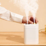 Humidificateur d’air silencieux à double brumisation -