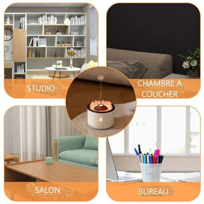 Humidificateur d’air silencieux effet volcanique - POPY