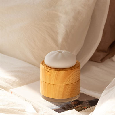 Humidificateur d’air veilleuse finition bois - NESTA