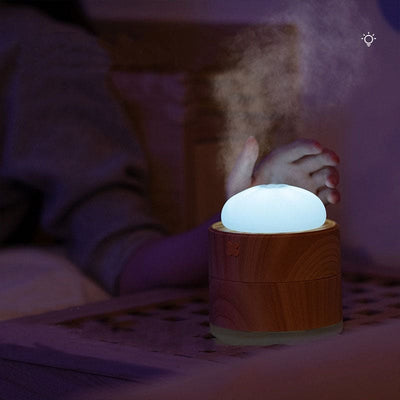 Humidificateur d’air veilleuse finition bois - NESTA