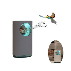 Humidificateur d’air veilleuse musicale chant d’oiseau / Humidificateur d'air design avec veilleuse musicale bébé intégrée