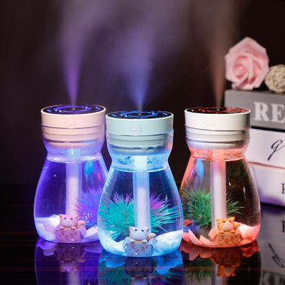 Humidificateur d’air vietnamien veilleuse 7 couleurs - YAKO / humidificateur d'air silencieux pour chambre ou bureau